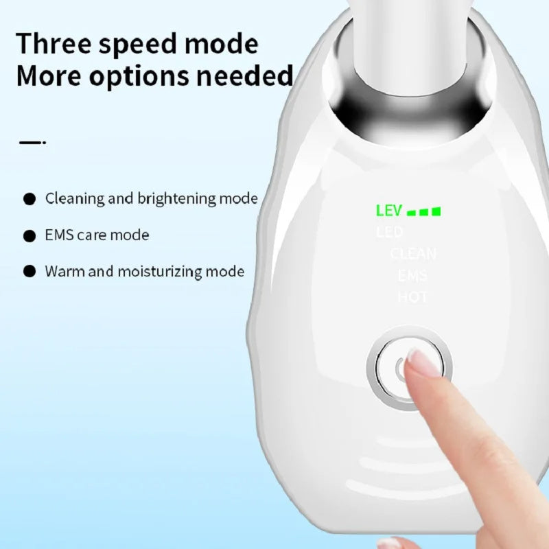 Dispositivo de belleza para cuello y rostro con terapia de fotones LED de colores, reafirmante de la piel, reducción de papada, antiarrugas, masajeador lifting.