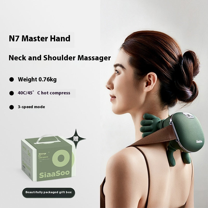 Smart Neck & Shoulder Massager with Heat – Relax Anytime, Anywhere