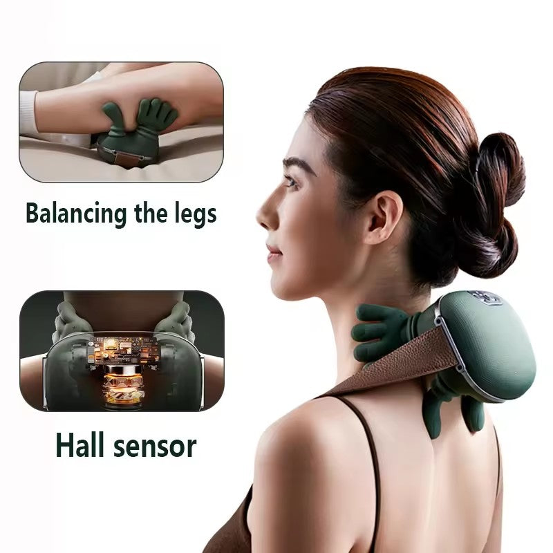 Smart Neck & Shoulder Massager with Heat – Relax Anytime, Anywhere