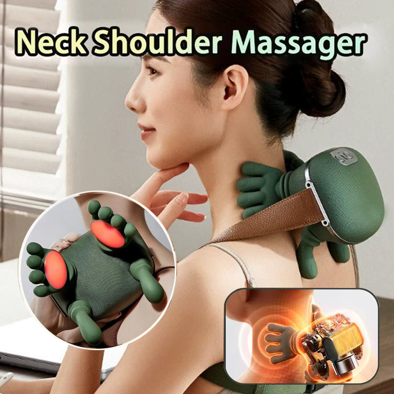 Smart Neck & Shoulder Massager with Heat – Relax Anytime, Anywhere