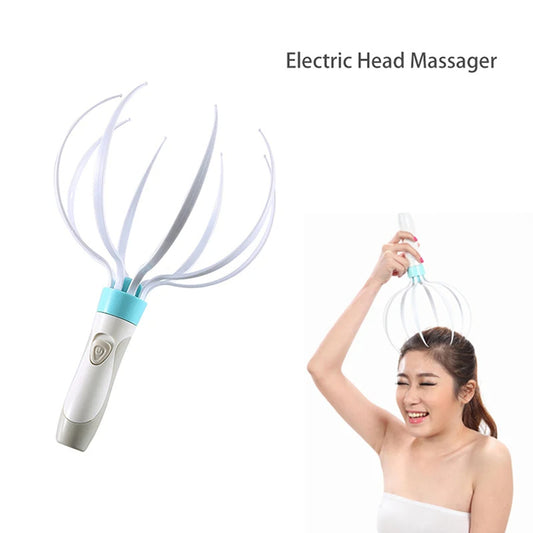Head Massager Scalp Vibration Massage Eight Claw Electric Household Massager Head Massager Body Care