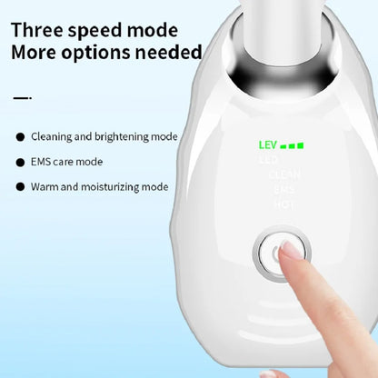 Dispositivo de belleza para cuello y rostro con terapia de fotones LED de colores, reafirmante de la piel, reducción de papada, antiarrugas, masajeador lifting.