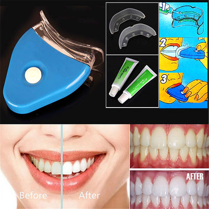 Teeth Tooth Whitening Whitener Oral Gel Dental Bleaching LED